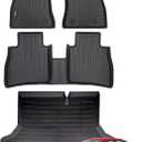 Car Floor Mats & Cargo Trunk Liners Custom Fit for Nissan Sentra 2014-2019 All Weather Floor Mats for Sentra Durable Floor Liners Accessories Black 2014-2019