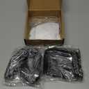 Haysandy 4 Pcs Wolf Granny Costume Set Big Wolf Hat Tail Claws Gloves Granny Glasses for Adult Werewolf Cosplay