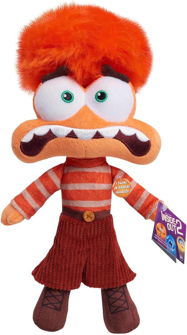 Inside Out 2 Talk It Out Small Plush - Anxiety, Easter Basket Fillers, Gifts, Presents, Kids Toys for Ages 3 Up by Just Play