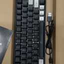 65% Wireless Gaming Keyboard, Rechargeable Backlit Gaming Keyboard, 68 Keys Ultra-Compact Anti-ghosting No-Conflict Wireless Keyboard for PC Laptop Windows Gamer(Black-Grey)