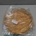 Rattan Fruit Basket for Serving Woven Bread Tray for Cake Kitchen Counter Table Natural (11.8inch D x 3.5inch H)