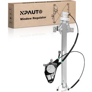 Front Driver Side Power Window Regulator with Motor for 2003-14 Ford E150 E250, 1992-02 E150 E250 Econoline Club Wagon, 03-05 E350 Club Wagon, 92-98 E350 Econoline, 1999-14 E350 Super Duty, Left