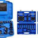 Orion Motor Tech Master Ball Joint Press Kit & 30 pc. 2-in-1 Bearing Puller Tool Set for Wheel Bearing Bushing Axle, Bundle