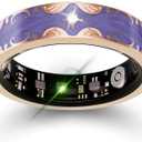 Smart Ring for Women Gift, Fitness & Vital Signs Monitoring, Sleep Tracker/Remote Photography/No Subscription(Purple,8#)
