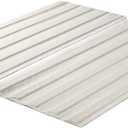 Zinus Compack Vertical Wood Slats, Fabric Covered Bunkie Board, Box Spring Replacement, No Assembly Required, Natural, Full