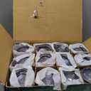 20 oz Tumbler Bulk 12 Pack Stainless Steel Tumblers with Lids and Straws, Double Wall Vacuum Insulated Travel Coffee Mug for Laser Engrave, Powder Coated Cups for Hot and Cold Drinks (White,12 pack) (White - Blue&Purple Plated)