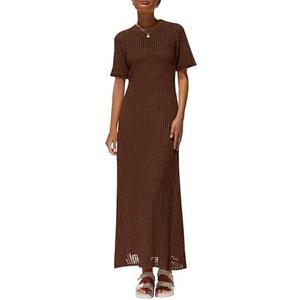 PRETTYGARDEN Womens Eyelet Cover Up Dress 2026 Summer Vacation Resort Maxi Dresses Beach Short Sleeve Hollow Out Sundress