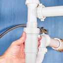 LESSO 1 1/4" PVC Repair Coupling, PVC Pipe Repair 1-1/4 inch Kit for Broken or Cracked In-Ground Pipe Fittings Waterproof Durable, SCH40 White (2 Sets)