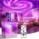 Galaxy Projector for Bedroom,18-Color Solar System Kids Night Light Projector for Bedroom,Remote Night Light for Kids Flower Lamp Tornado lamp Pink Lights,17 Year Old Girl Gift Ideas Purple Room Decor