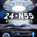 ELWEY Phone Holders for Your Car Magnetic, 360 Vacuum Adjustable Suction Cup Car Phone Mount Magsafe [98+LBS Strong Suction & 3200gf Power Magnet] for iPhone 17 Pro Max 16 15 14 13 12 Plus