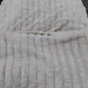 BEDELITE Full Size Blanket for Bed, 300GSM Soft & Warm Fleece Beige Blanket, Decorative and Giftable Striped Blankets for Women, Men, 84"x90"