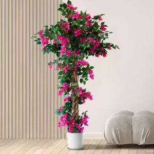 5FT Tall Bougainvillea Artificial Tree for Indoor & Outdoor