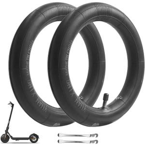 MIMIRACLE 10 x 2.125 Inner Tube Replacement 2-Pack Compatible with Segway Ninebot F Series Electric Scooters - Fits F20, F25, F30, F40