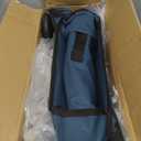 Collapsible Folding Wagon Cart, 350LBS Utility Large Capacity Cart Foldable Wagon with All Terrain Wheels, Grocery Wagons Carts for Garden Shopping Sports Camping, Blue