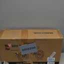 bicystar 14 Inch Toddler Balance Bike for 3-6 Year Old, Real Rubber Air Tires, No Pedal Kids Bike with Adjustable Seat & Handlebar, Footrest, Gift Bike for 3-5 Boys Girls, Black