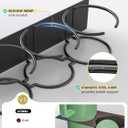 BOTEMY Magnetic Stanley Cup Holder for Fridge, Water Bottle Holder for Stanley Cup 40oz, 2 PCS Magnetic Cup Holder and 1 Tumbler Lid Organizer for Stanley Cup Accessories