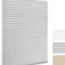 MYshade 1.5-Inch Cellular Cordless Light Filtering Shades, Honeycomb Window Blinds for Soft Daylight & Privacy, Thermal Insulation, Child Safe, Inside or Outside Mount (41" W x 72" H, Grey)