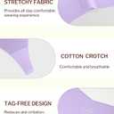 Memouniva Seamless Thongs for Women Sexy V-waisted No Show Thong Stretch Breathable Ladies Panties Underwear 6 Pack
