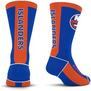 For Bare Feet NHL Unisex Kids Nhl Mvp Crew Sock Youth (One Size, Team Color)
