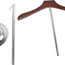 ABOOFAN Shaped Clothes Display Rack for Men Lightweight Construction Compact Garment Stand for Suits T Shirts Easy to Clean for Bedroom Retail Use