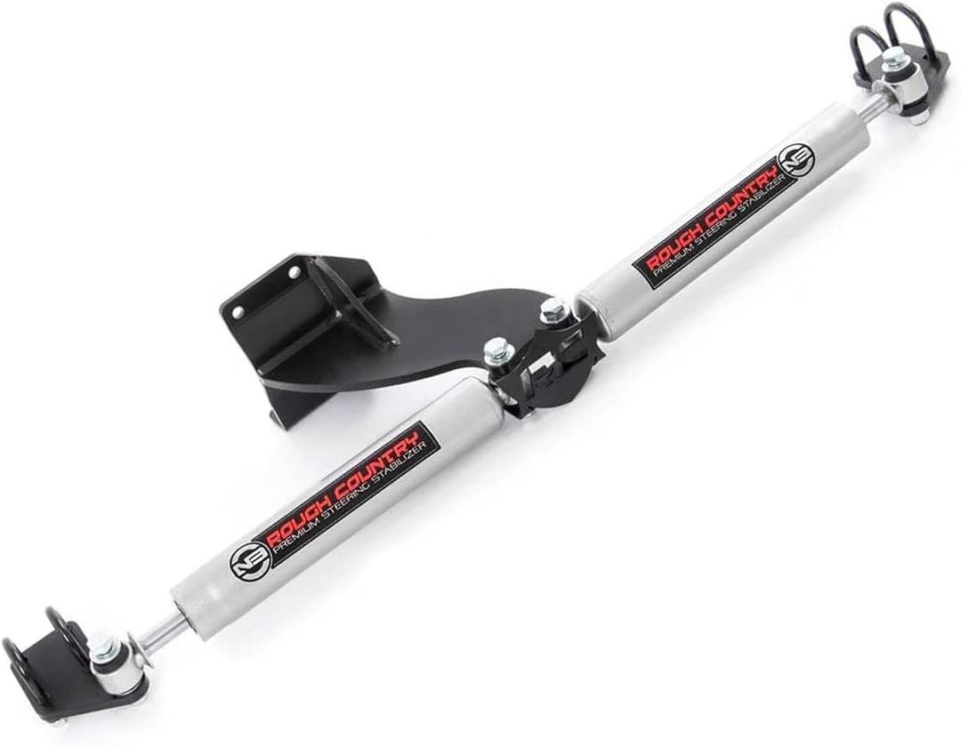Rough Country N3 Dual Steering Stabilizer for 14-24 Ram 2500/3500 4WD - 8749430