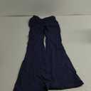 YEOREO CoreFlex Flare Leggings with Pockets for Women Scrunch Workout Leggings Butt Lifting Gym Yoga Pants (Medium, Navy Blue)