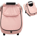 Winter Car Seat Cover Baby Gril, Infant Car Seat Cover with Soft Fleece Lined, Warm Carseat Covers with Side Breathable Vents, Universal Cold Weather Shield for Newborn Shower Party