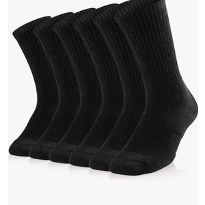 Unisex Cushioned Crew Training Athletic Socks Men & Women with Combed Cotton Moisture Wicking Breathable Performance
Unisex Cushioned Crew Training Athletic Socks Men & Women with Combed Cotton Moisture Wicking Breathable Performance