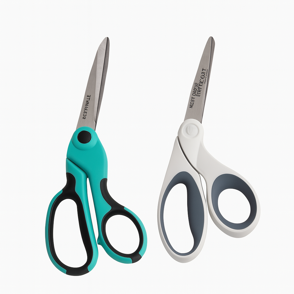 Westcott® Bent Titanium Scissors,  SINGER ProSeries(TM) Heavy-Duty Bent Scissors 9.5"-W/Comfort Grip (2PCS)