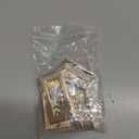 uxcell 2 Sets Rectangular Purses Twist Lock 44mm X 22mm Clutches Closures for DIY Bag Making - Light Gold