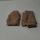 NICETOWN Kitchen Window Blackout Curtains - Window Treatment Thermal Insulated Rod Pocket Small Blackout Draperies/Drapes for Bedroom/Kitchen (Cappuccino, Set of 2, 34 inches Wide by 45 inches Long)