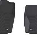 Auxko All Weather Floor Mats Fit for Toyota Tacoma 2026 2025 2024 Double & Access Cab XtraCab Front Row (Only for Automatic Include Hybrid and Gas) TPE Tacoma Accessory Odorless Anti-Slip Black