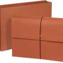 Blue Summit Accordion File Wallet with Flap and Cord Closure, Legal Size, 5.25 Expansion, 10 Pack