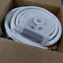 ICOOL 16 Ft. Mini Split Line Set, 1/4" & 1/2" O.D. Twin Copper Pipes, 3/8" Thickened PE Insulated Coil Copper Line for Air Conditioner HVAC Refrigeration and Heating Equipment, with Fittings