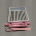 Natural Lash Clusters Kit DIY Lash Extension Kit Wispy Eyelash Extension Kit C-curly Individual Lashes Kit 9-12MM Short Eyelash Clusters with Lash Remover by Newcally