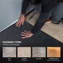 ROBERTS 70-115 Moisture Barricade Underlayment Film, for Vinyl, Laminate SPC, Engineered Wood Floors, 6 mil. Thick, Polyethylene, 120 Sq. Foot Roll, Black