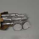 TEECK Shower Curtain Rod, 32-79 inch Adjustable Tension Spring, Shower Curtain Rod Tension, Anti-Slip, Rust-Proof, No Drilling, for Bathroom, Silver