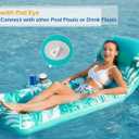 Jasonwell Inflatable Pool Float Adult - Pool Floaties Lounger Floats Floating Chair Raft with Adjustable Backrest Cup Holders Water Floaty Lake Lounge Tanning Floats Beach Party Toys for Adults