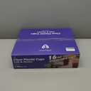 Voatree 110 Pack 16 oz Plastic Cups with Lids and Straws,Sturdy Disposable Iced Coffee Cups with Lids,Clear To Go Cups For Smoothie,Cold Drinks