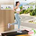 Superun Walking Pad with 6% Incline, Under Desk Treadmill, 3 in 1 Portable Treadmills for Home with Remote Control LED Display, 2.5 HP Quiet Mini Treadmill for Office Home Use, 300 Lbs Capacity
