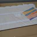 Scalloped Bulletin Board 40x30 inches, Decorative Felt Pin Board for Wall