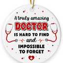 Doctor Christmas Ornament 2026 - Medical Gifts for Pediatrician Psychiatrist, Cardiologist, Appreciation Doctor Gifts for Men, Women Decorative Hanging Medical Ornaments for Christmas Tree