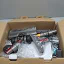 Cordless Vacuum Cleaner, 650W/55KPA/70 Mins Vacuum Cleaners for Home with Self-Standing, Anti-Tangle Brush, Smart Display and 1.8L Cup Cordless Stick Vacuum Cleaner for Pet Hair/Carpets (Gold)