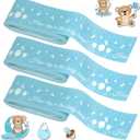 Baby Shower Games for Gender Neutral How Big is Mommys Belly Tape 150 feet Measure Baby Bump Tape Measuring Tape Pregnant Belly Bear Baby Shower Tummy Measuring Tape Party Favors Supplies Blue