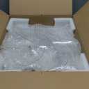 ZMISHIBO Ceiling Fans with Lights and Remote, 18 Inch Flush Mount Fan Light, 6 Speeds, 3CCT, Dimmable, Low Profile Ceiling Fan, Modern Ceiling Fan with Light for Bedroom and Living Room, White