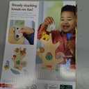 Fisher-Price Wood Stacking Toy Balance Tree, 10 Wooden Pieces for Developmental Play Preschool Kids Ages 3+ Years, 1-pack