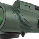 8x42 Portable Monocular Telescope for Adults, High Powered Compact Monoculars for Bird Watching, Hiking, Concert, Travel (Green)