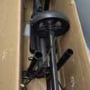 KneeRover KW-07 Knee Scooter Steerable Knee Walker Crutch - Matt Black