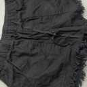 YOCUR Womens Lightweight Shorts Casual Baggy Trendy Hot Pants Elastic Waist Drawstring Comfy Shorts, Size M, Black