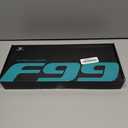 AULA F99 Wireless Mechanical Keyboard, Hot Swappable Custom Keyboard, Pre-lubed Linear Switches, Gasket Structure, RGB Backlit Gaming Keyboard (Blue&White)